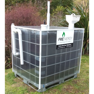 Frenergy IBC digester with Greenhouse Kit 